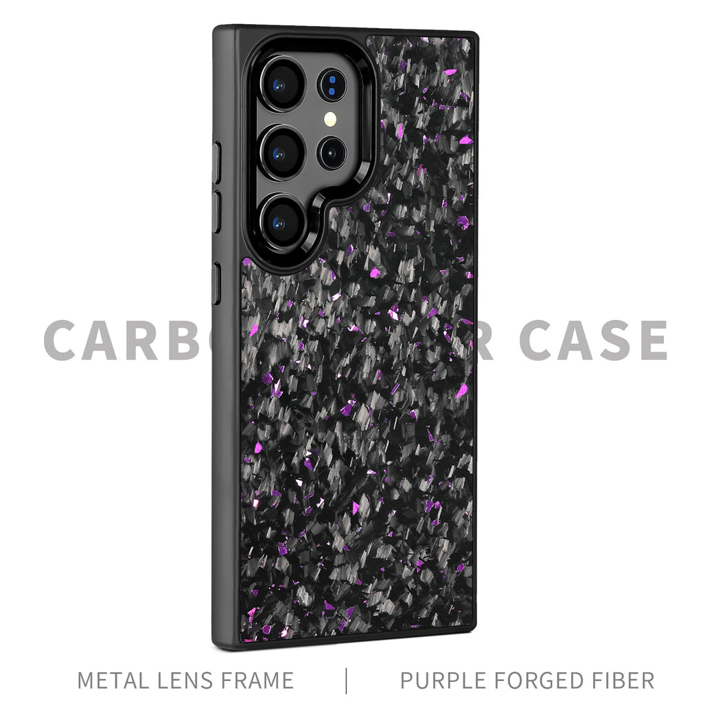 Boîtier de téléphone en fibre de carbone magnétique