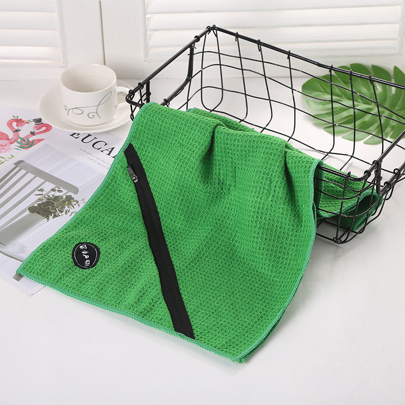 Microfibre ananas Zipper Sport serviette extérieur