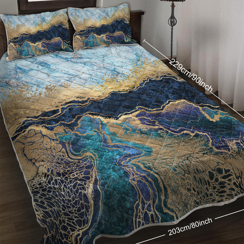Set of marble patches
