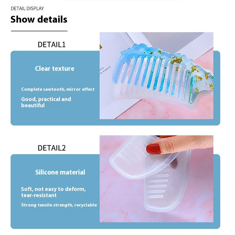 Colle de cristal populaire pour femmes Comb Mold