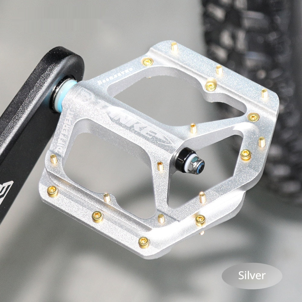 Pédales de vélo à roulement à billes en alliage d'aluminium couleur CNC