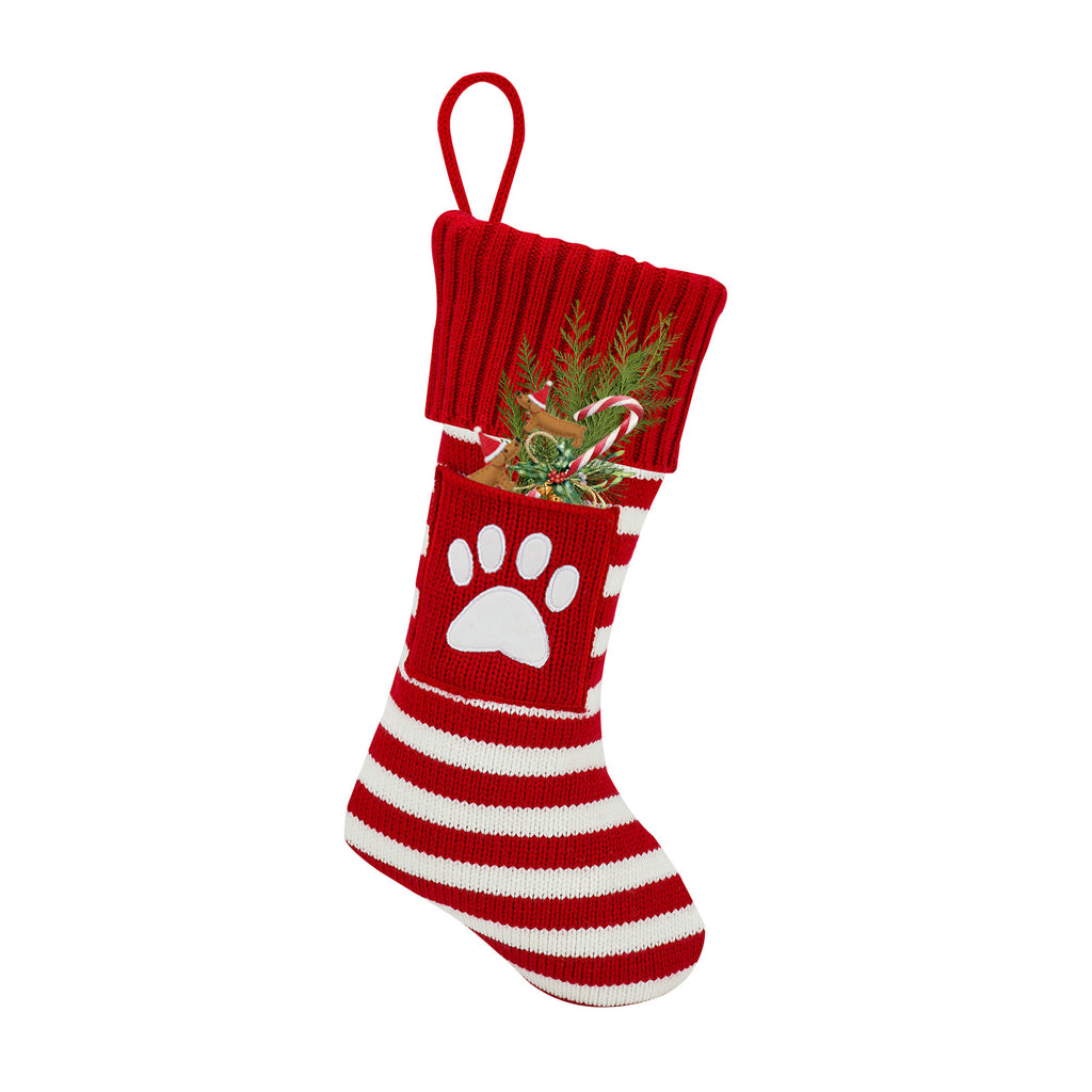 Sac Cadeau Chaussettes Chat et Chien de Noël