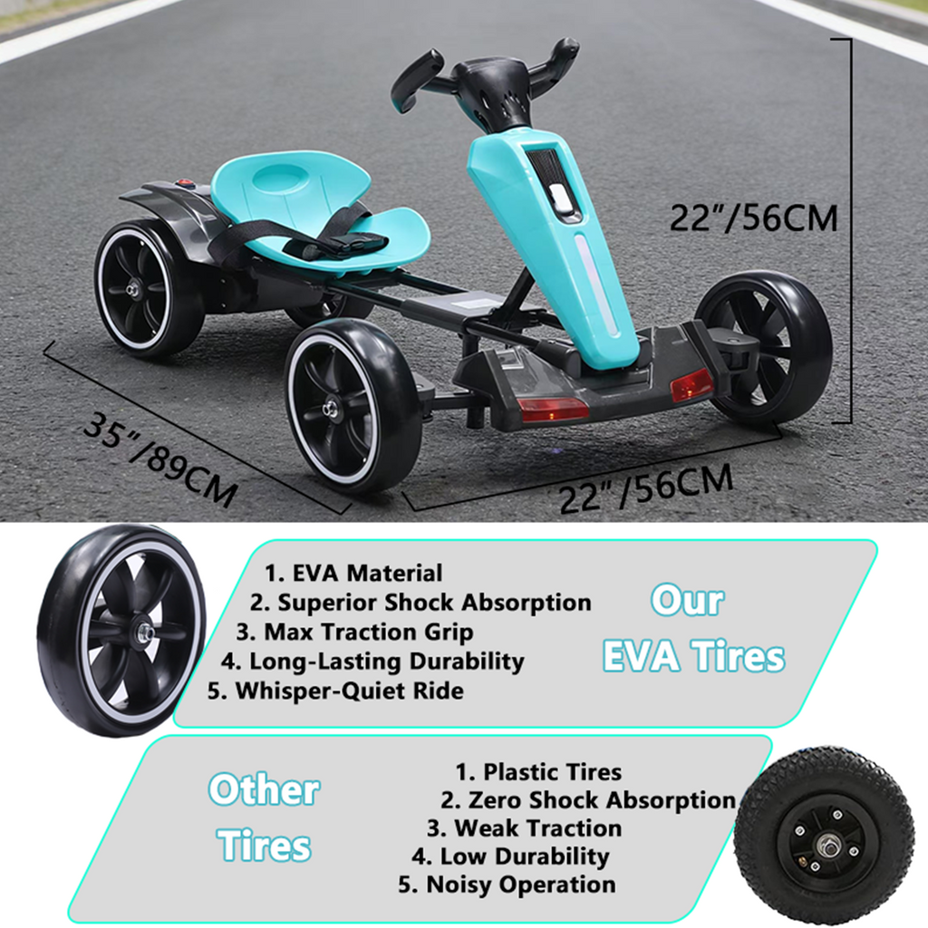 12V Pédale électrique pour enfants Go Kart