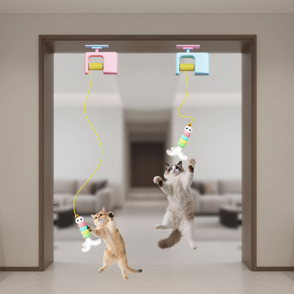 Caterpillar et Flying Bird conviennent pour l'auto-jouage des jouets de chasse d'animaux Jouet de chat interactif