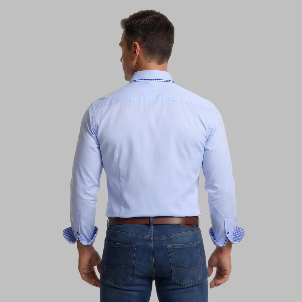Jiana Chemise européenne et américaine pour homme de grande taille