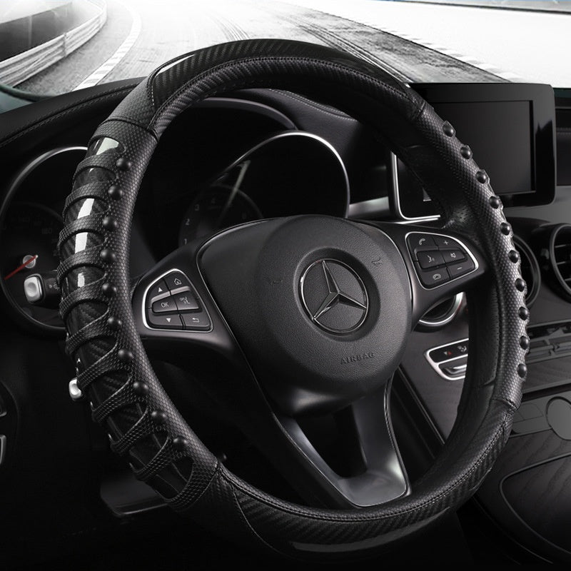 Leather Silicone Four Season Accessoires de voiture Couverture de volant