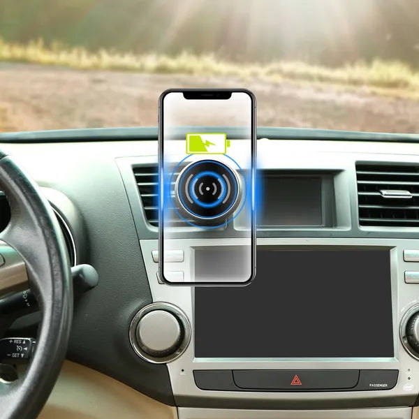 Chargeur de voiture sans fil Qi Chargeur de voiture magnétique Chargeur de téléphone 5W