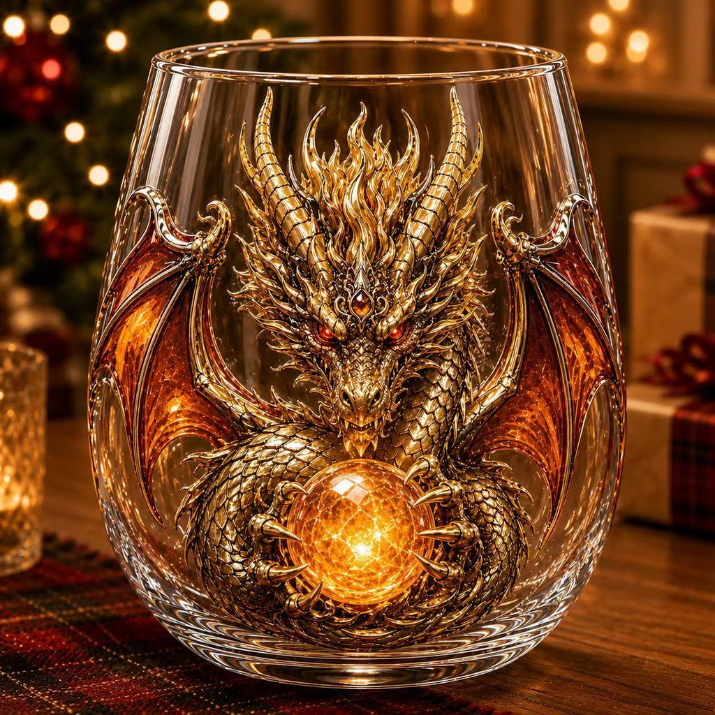 Dragon Spirit Treasure Pearl Illusion-Color Craft Cup