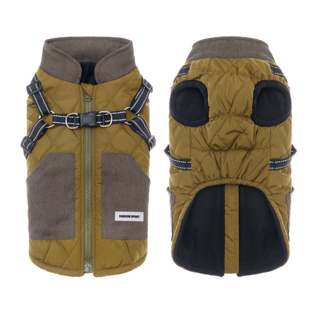 L'automne et l'hiver vêtements de chien petit chien imperméable chaud épais