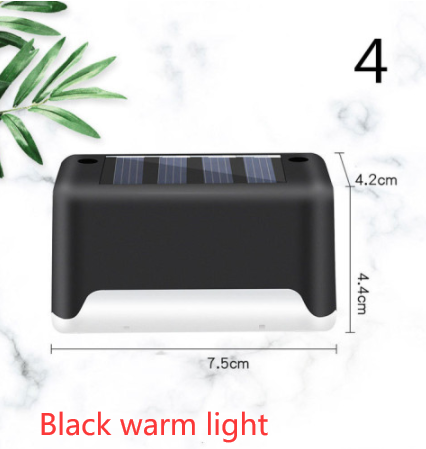 Mise à niveau de lampe solaire LED étanche lumières de pont solaire Solar Step lumière extérieure pour Pat