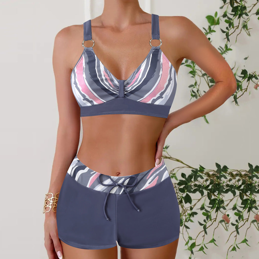Femmes Colorful Imprimé deux-pièces maillot de bain Bikini