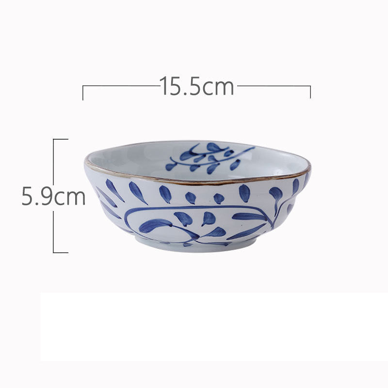 Créative Underglaze Color Tableware Ménage Dessert Ramen Bowl