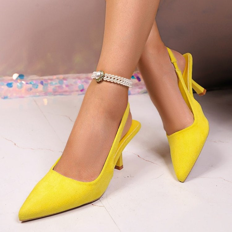 Chaussures européennes et américaines de style Plus-size Low-cut qui aplatissent la figure