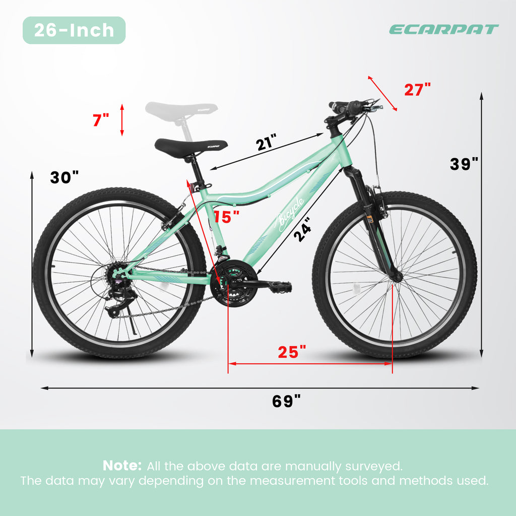 A26208D Vélo de montagne 24 26 pouces