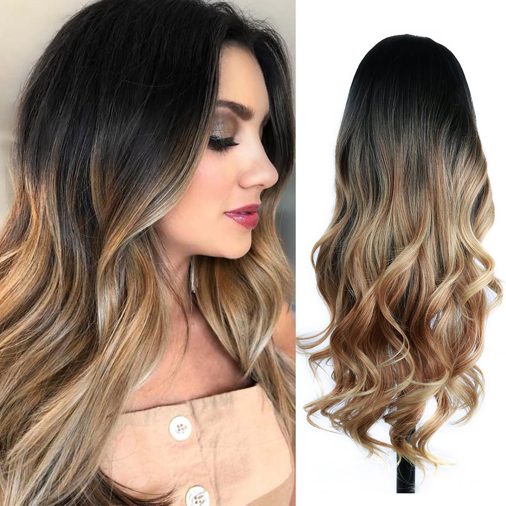 Perruque à cheveux bouclés de mode