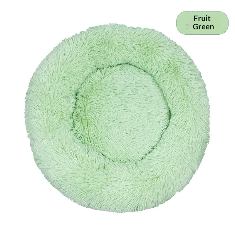 Lit de chien amovible et lavable Détachable Lit de chat en peluche