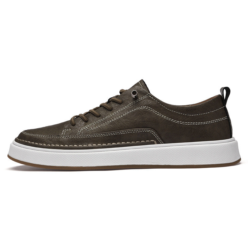 Sneakers Casual en cuir simple pour hommes