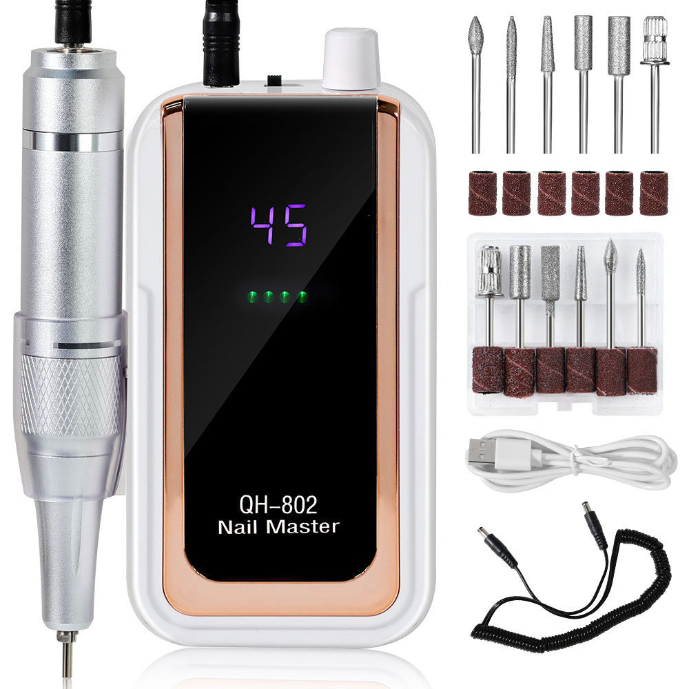 45,000 RPM perceuse de ongles électriques avec moteur sans brosse pour enlèvement de gel