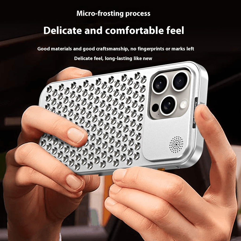 Étui de téléphone en alliage d'aluminium de mode