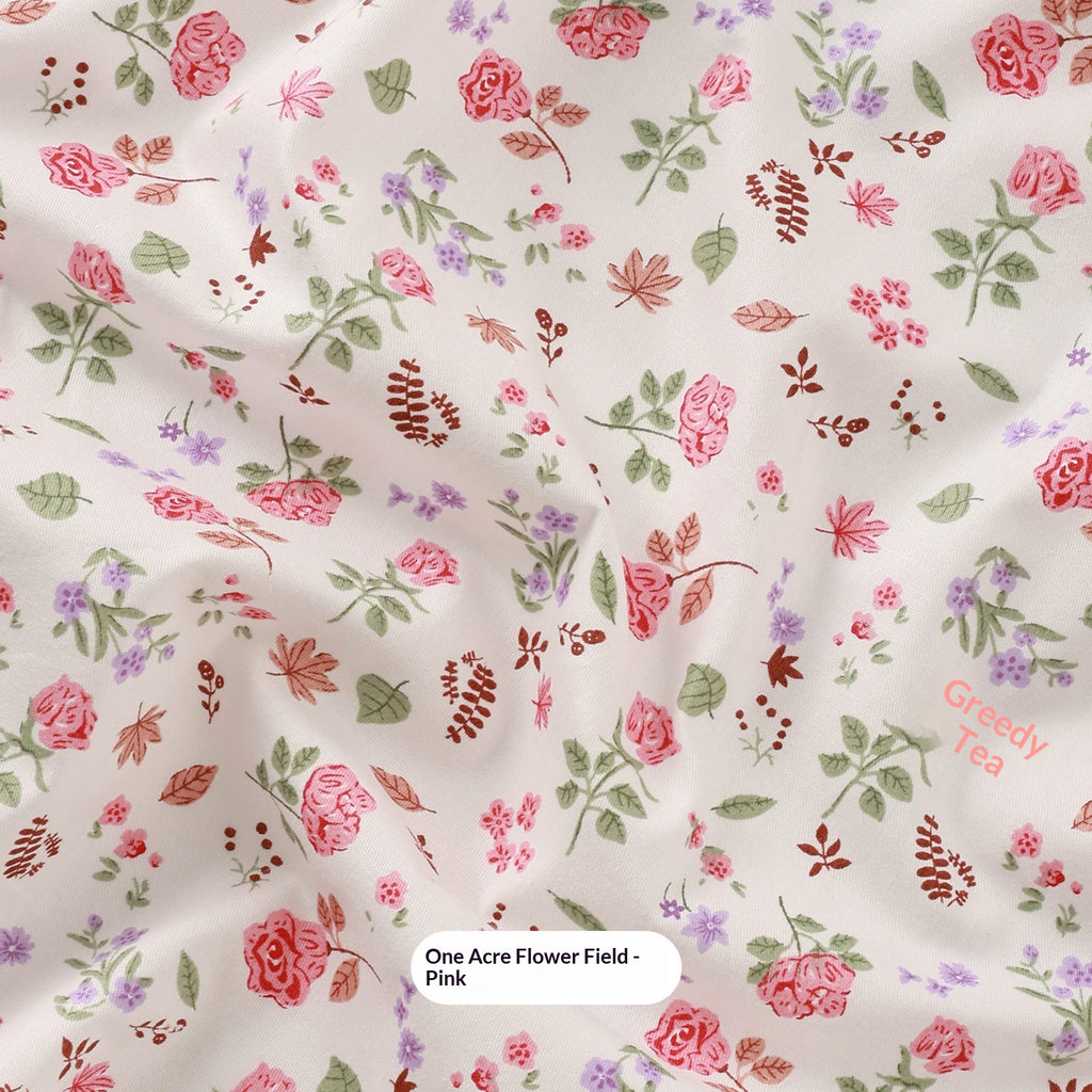 Tissu de coton fait main de style pastoral