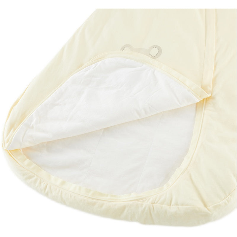 Sac de couchage en coton bébé avec manches amovibles pour les garçons et les filles