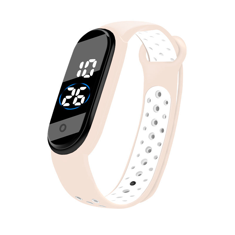 Waterproof Student bracelet de sport bicolore
