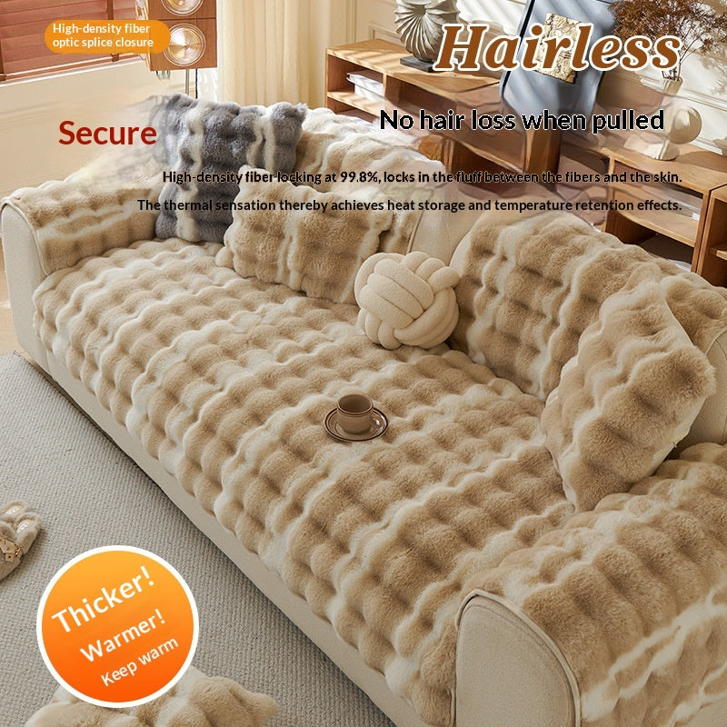 Coussin de canapé en velours gradué pour l'automne et l'hiverplush