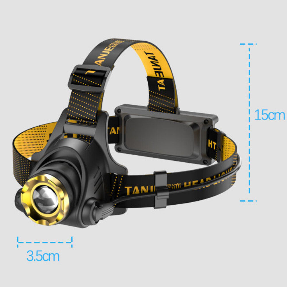 Super Bright 150000LM BATTERY LED phare USB phare lampe de poche