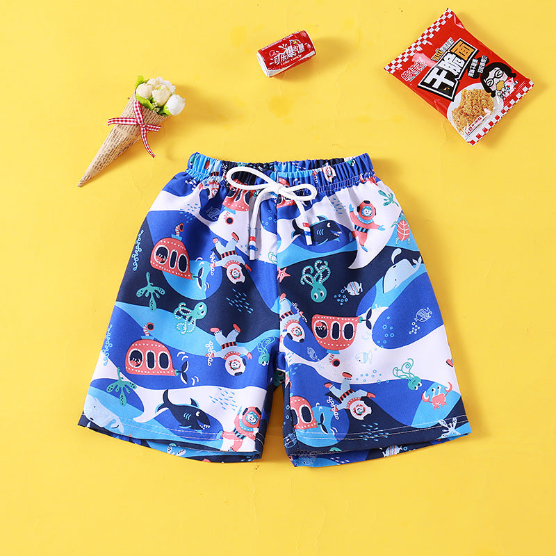 Shorts Beach Trunks Casual Loose Outer Wear Big Panties Cartoon Fashionable Cinquième Pantalon