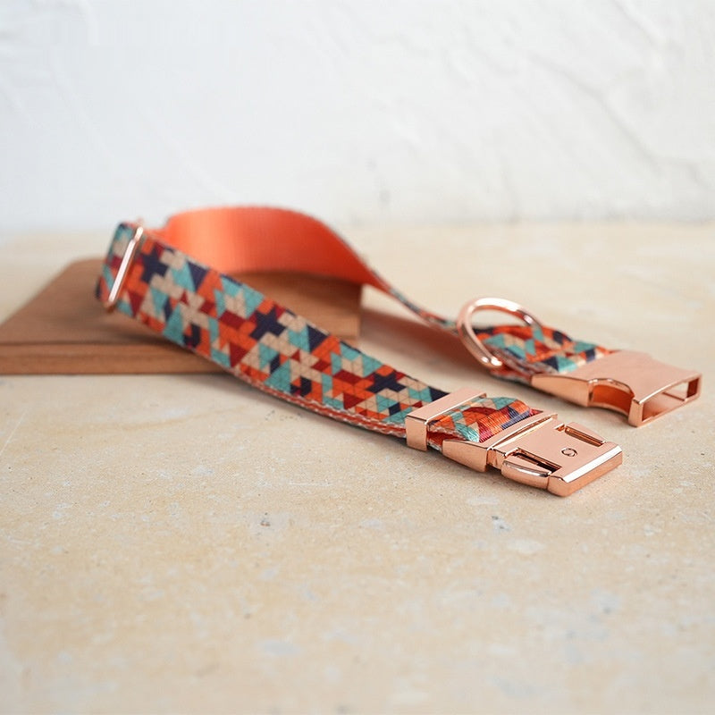Collier et jeu de laisses pour chien doux et confortable