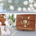 Cadeau d'argent Chalice d'Arthur pour un baptême Chalice en bois Cadeau Confirmation Cadeau Comm