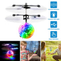 RC Balles volantes Induction infrarouge électrique Drone Hélicoptère balle LED légers enfants volant vers