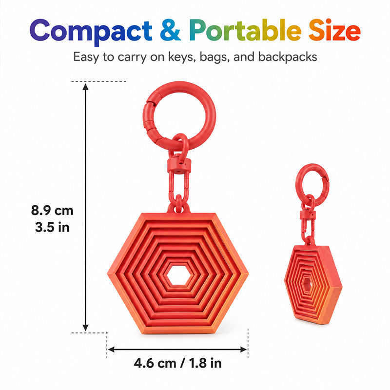 Clavier rotatif Hexagon Fidget