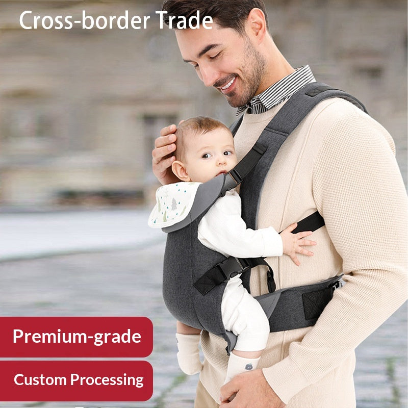 Front-facing baby stool carrier