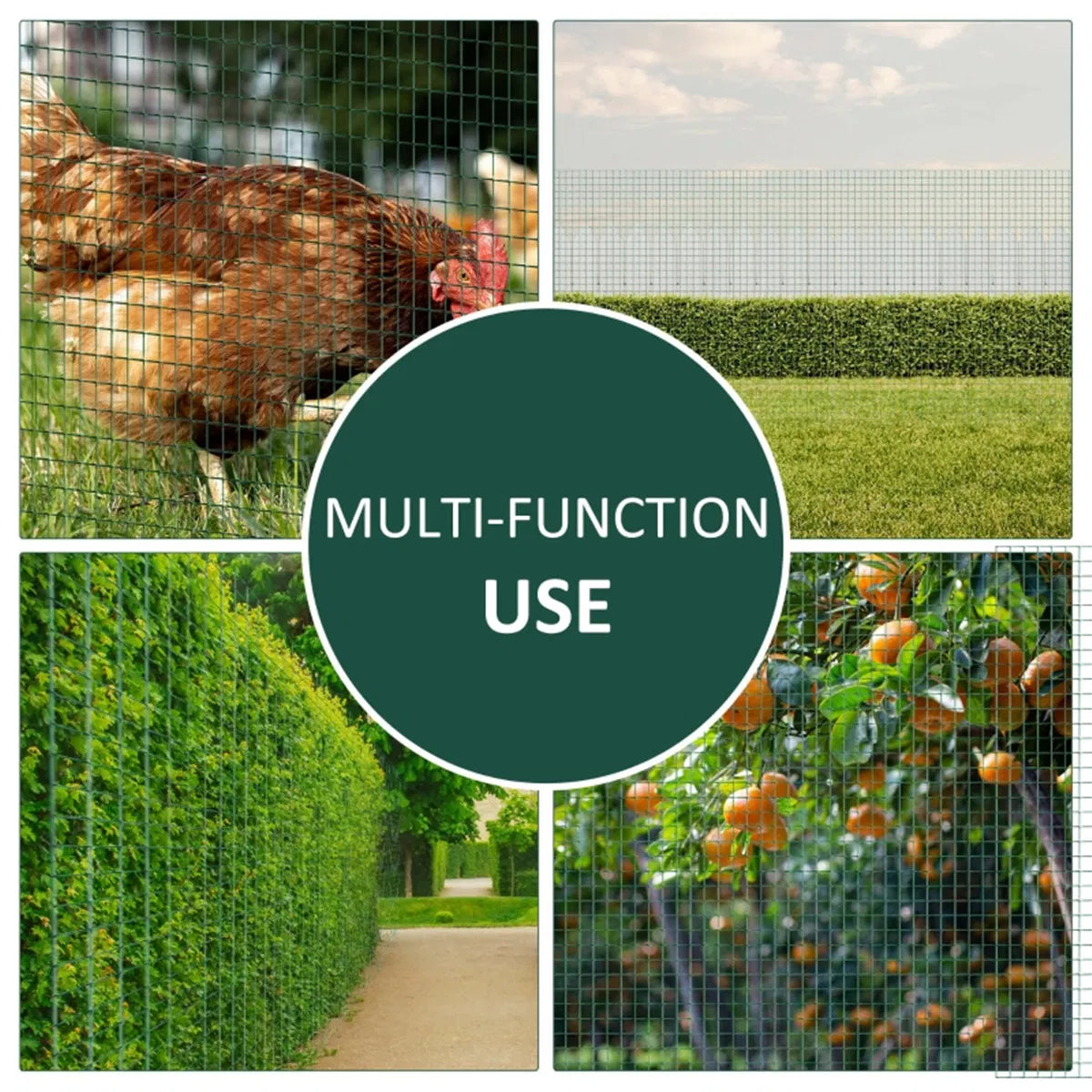 Fence de jardin/Fence de poulet/fil d'escrime de mesh (Amazon Shipping) (interdit par WalMart)