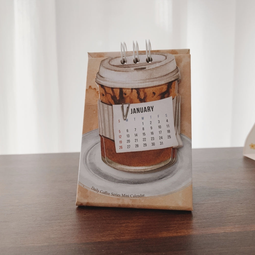 Café Café Mini petit bureau Calendrier par jour