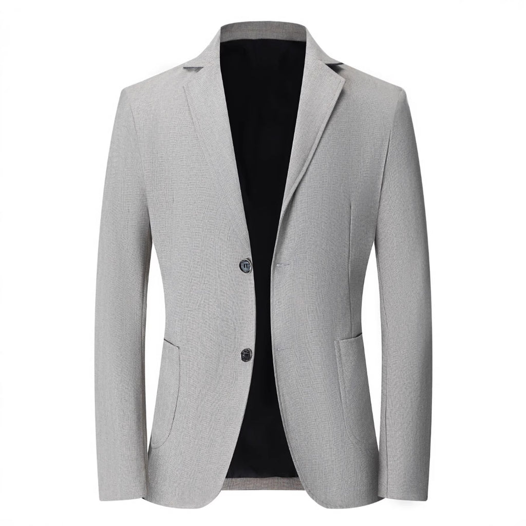 Costume mince en couleur unie