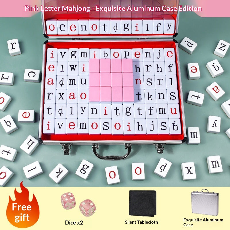 Jeu d'orthographe de mots Alphabet Mahjong
