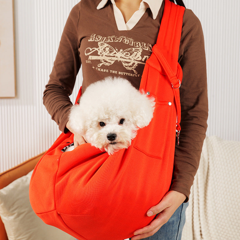 Polyester Pet Crossbody Sac avec poches