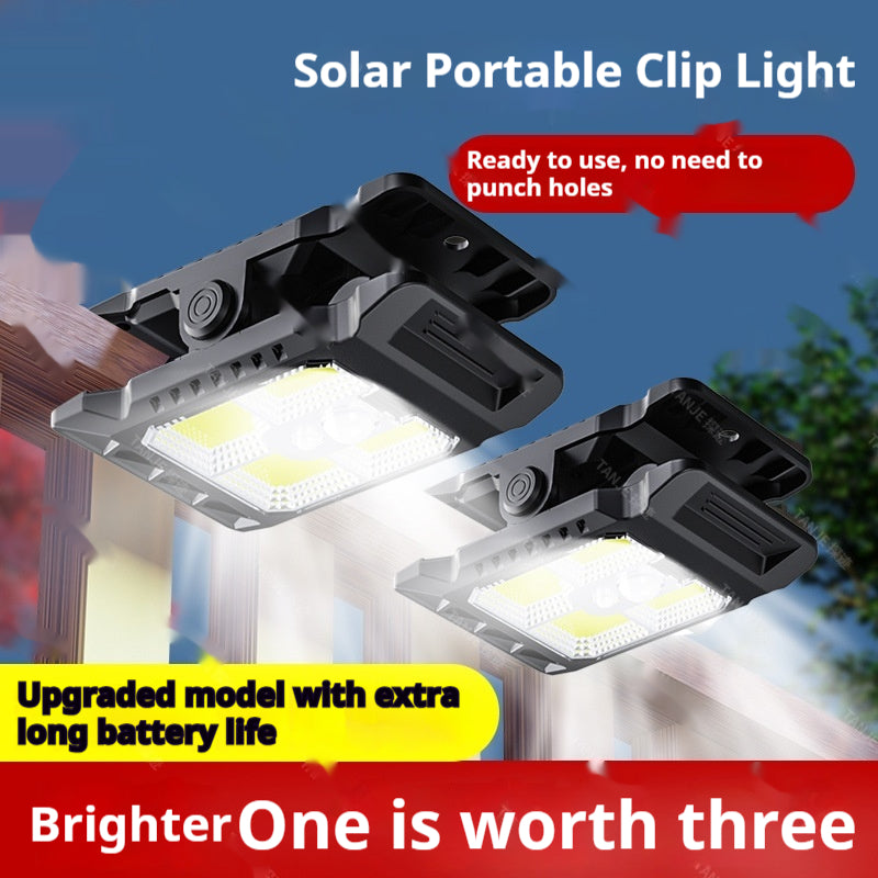 Lampe murale solaire extérieure sans punch