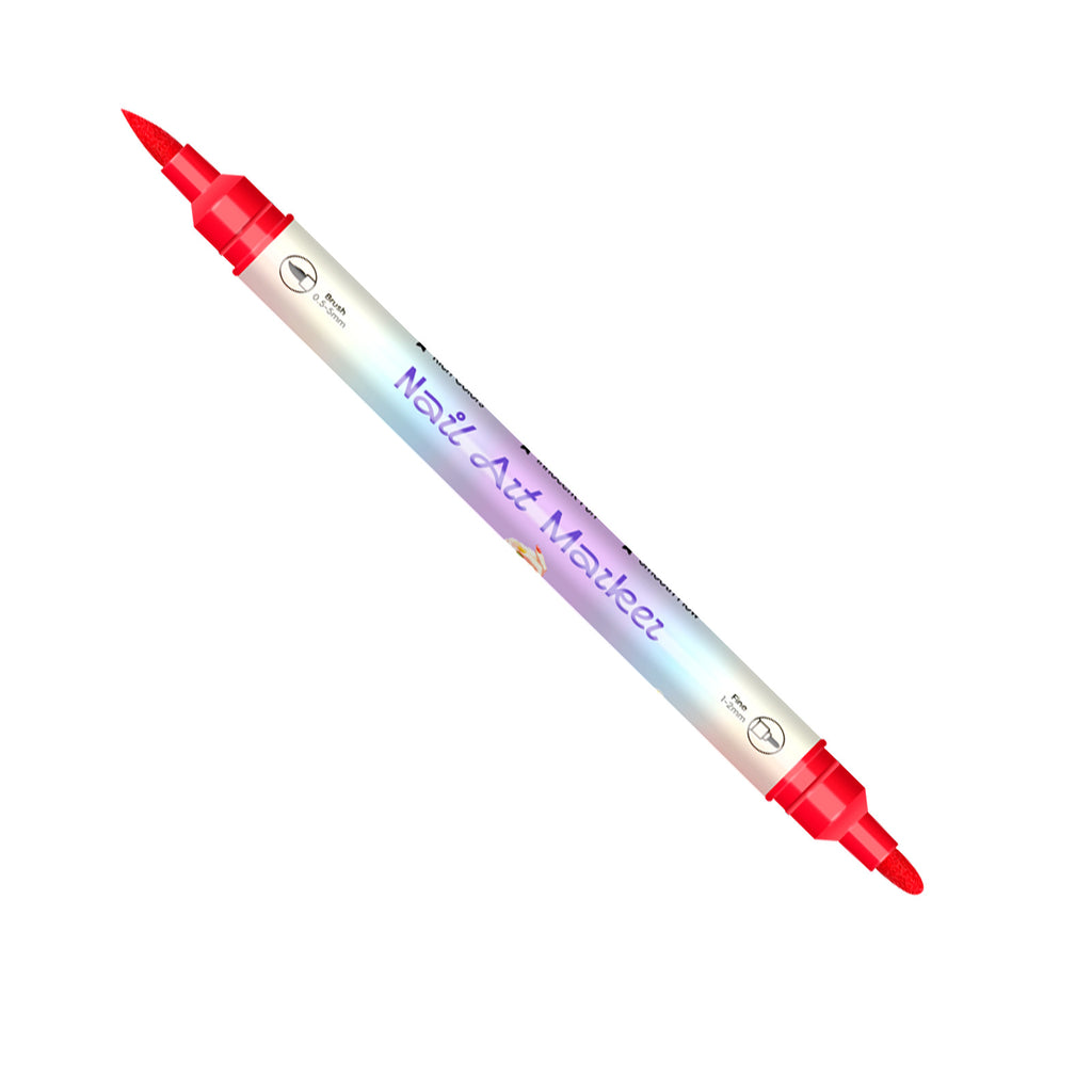 Stylo à ongles Art Graffiti 12 couleurs imperméable à l'eau Stylo à ongles acrylique à séchage rapide