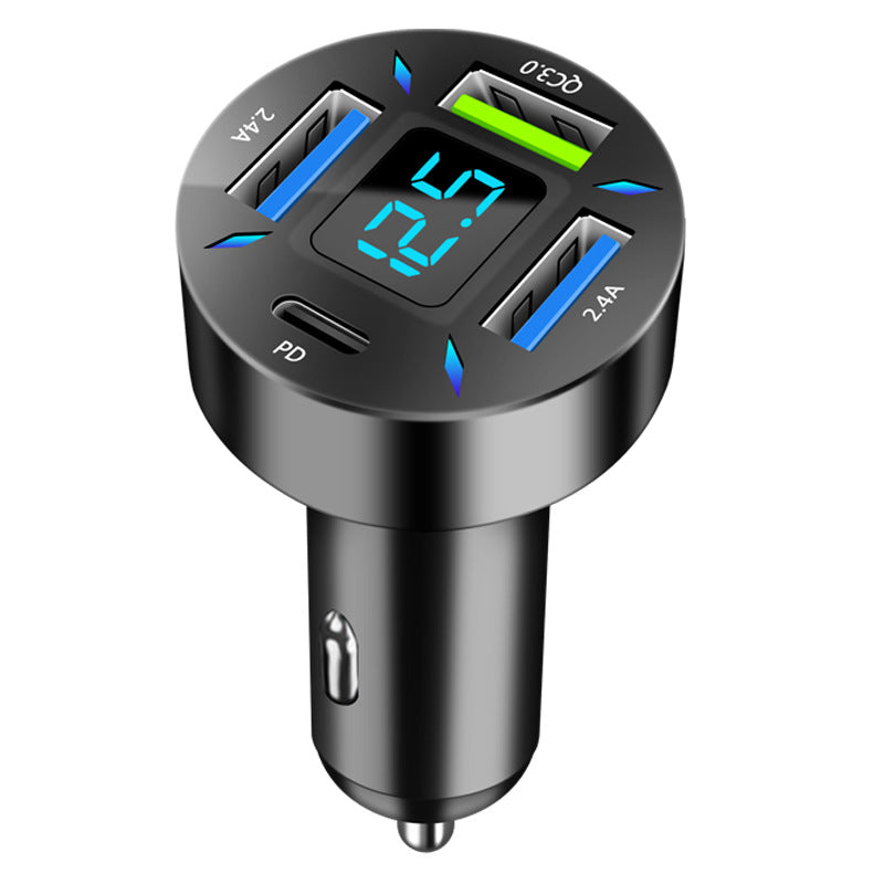 Prise de transfert universelle rapide Chargeur de voiture multifonction USB4 Port
