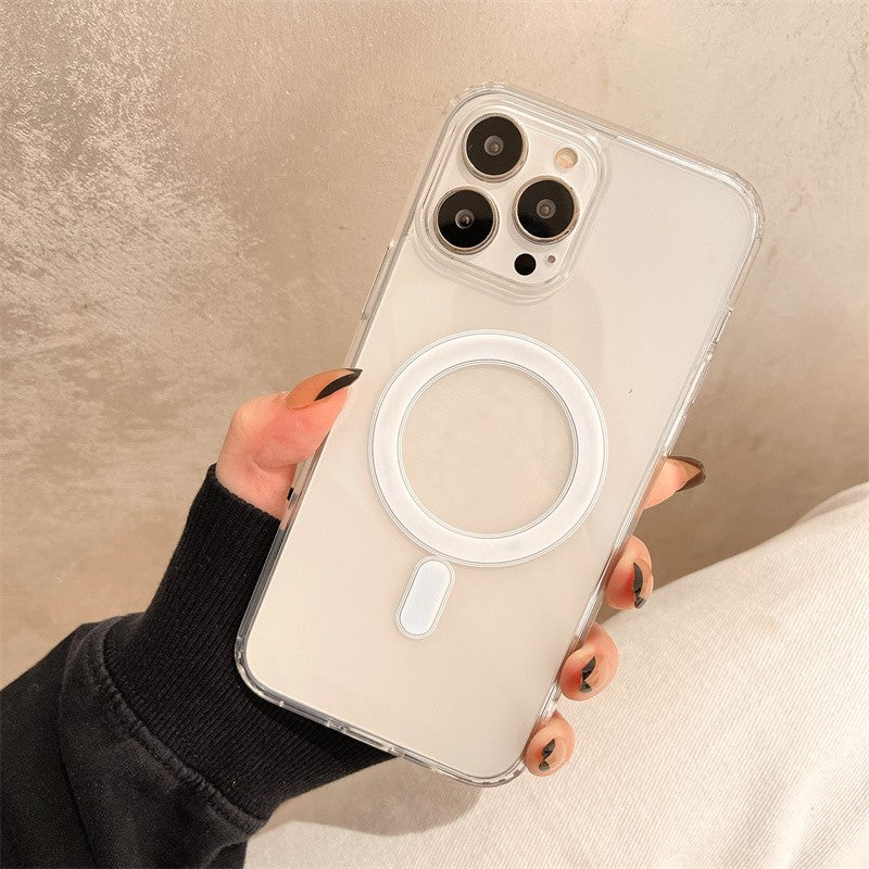 Étui magnétique anti-drop animé transparent
