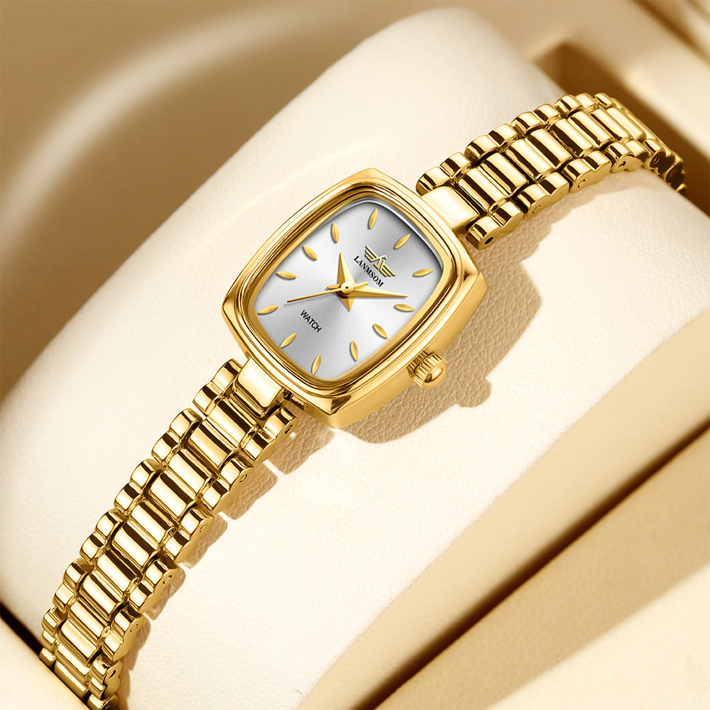 Montre Niche Vintage Petite Gold pour femmes