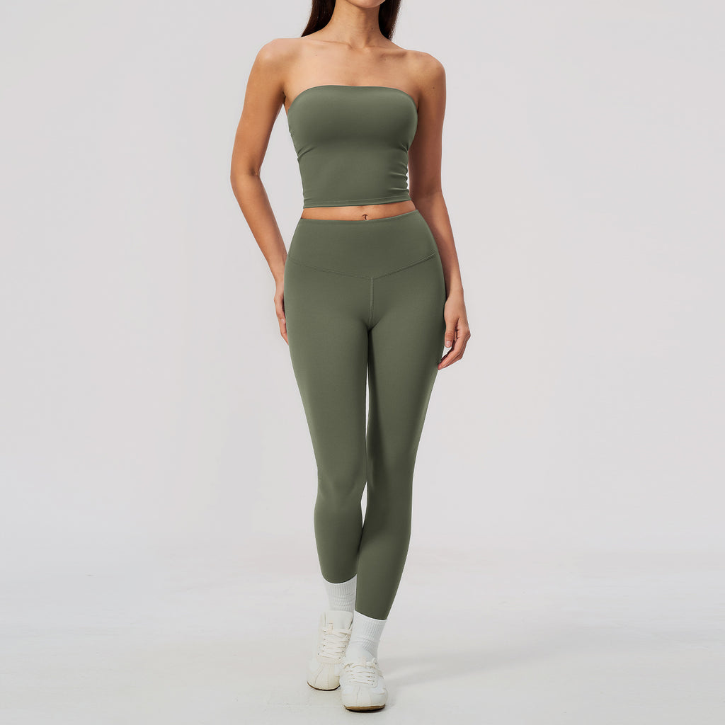 Ensemble de costumes de yoga sans bracelet de sport
