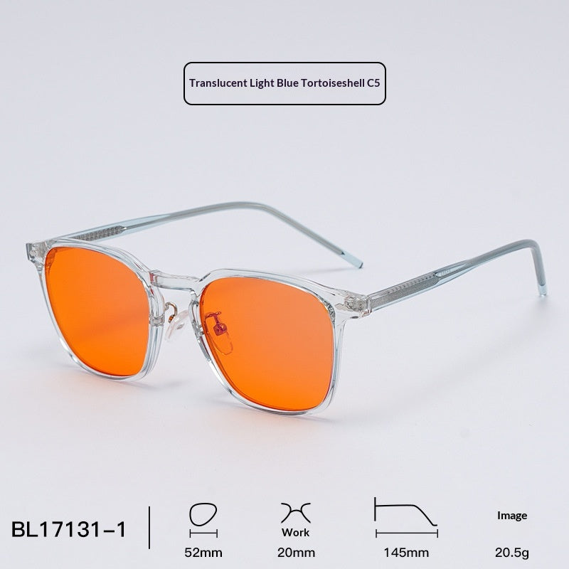 Verres couleur orange Anti Bleu Protection des yeux AR Anti Reflective