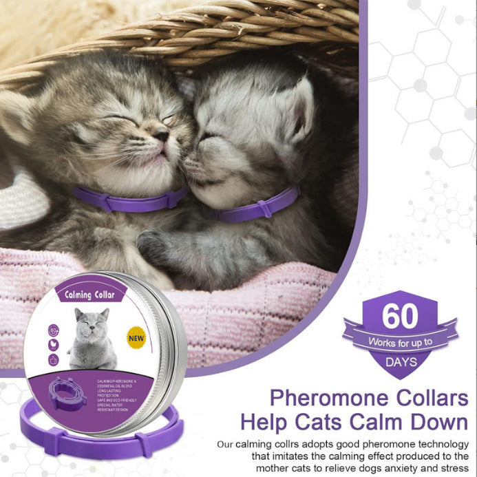 Pet Calmer le collier Phéromone Relief et le collier apaisant