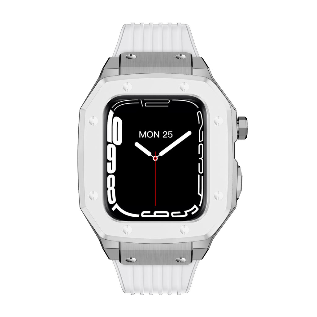 Montre avec revêtement de protection mécanique en alliage de zinc