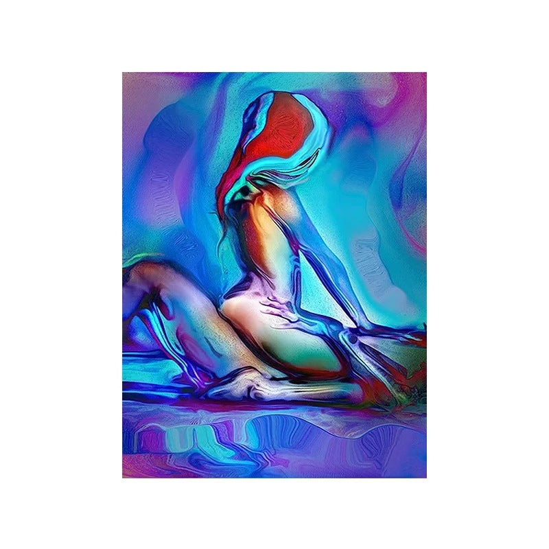 Abstract Colorful Femme maison décoration murale peinture