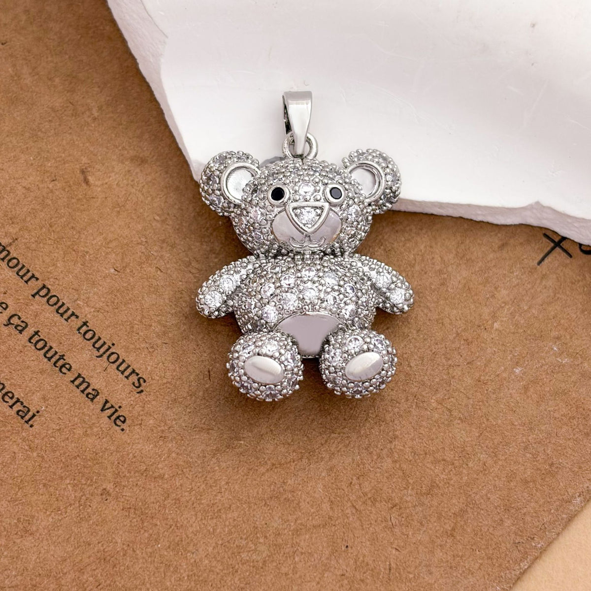 Pendentif et accessoires pour bijoux pour petits ours mignons